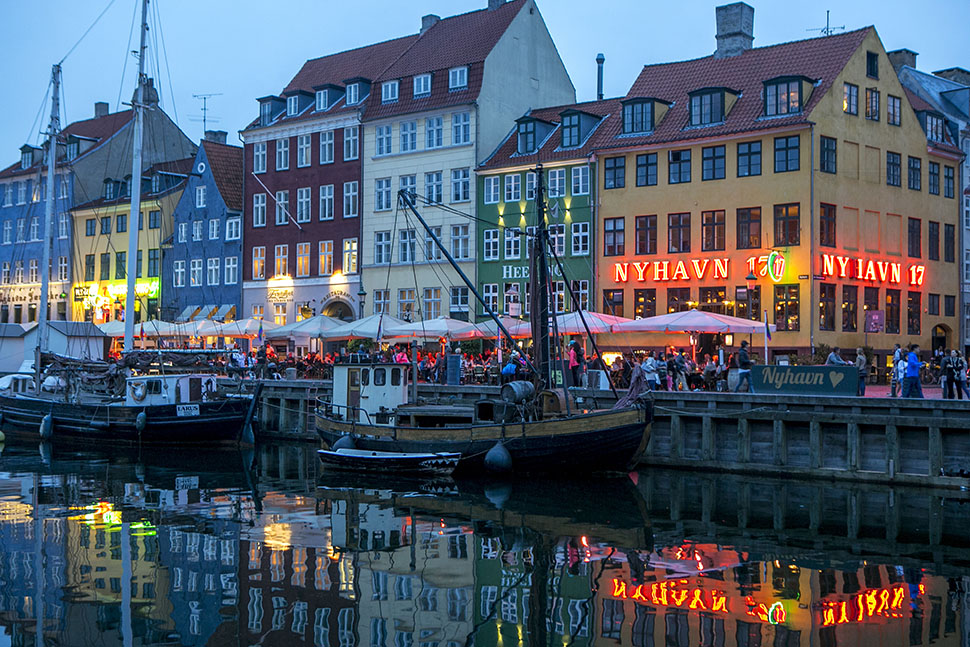 Copenhagen avondlicht