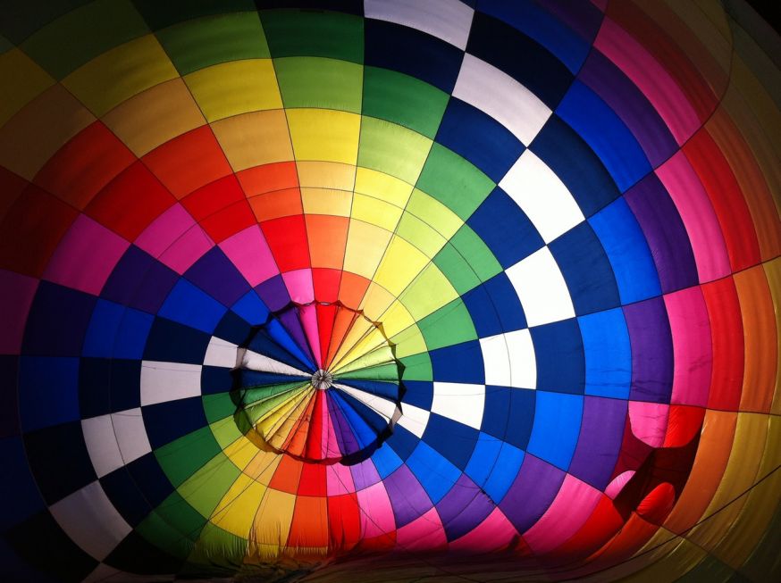 Kleur, luchtballon